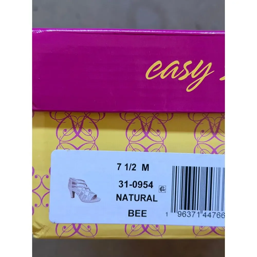 NEW! Easy Street Bee Women's Platform Heels Pumps Sandals US 7.5 M